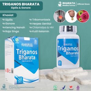 Obat Sipilis Kencing Nanah Gonore HIV - Triganos Bharata BPOM Garansi 100% Original