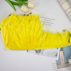 K9SEQ Clothing DIY Feather Trim Fringe Party Wedding Decoration Home Decor Feather Ribbon Decoration DIY Crafts Feather Trim Ribbon Dress