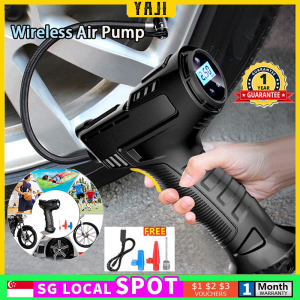 💛[SPOT]  Electric Air Pump Tyre Car Inflator Portable Pump Digital Tire Pressure Detection Bike Bike Motorcycle