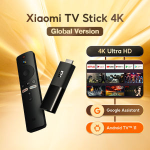 Global Version Xiaomi TV Stick 4K Android TV 11 Netflix Youtube Google Assistant Wi-Fi Bluetooth Remote Dolby Vision