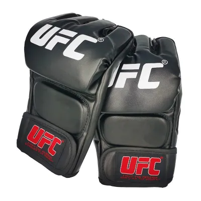 UFC MMA Boxing Sports Leather Gloves Tiger Muay Thai Fight Box Mma Gloves Boxing Sanda Boxing Glove Pads 拳击手套