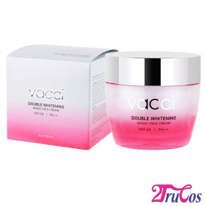 Kem Dưỡng Trắng và Nâng Tông Da Mặt VACCI Double Whitening Magic Face Cream SPF36 PA++ 50ml (kem lót trang điểm cấp ẩm dưỡng da rắng sáng chống nắng bảo vệ da) 2Trucos