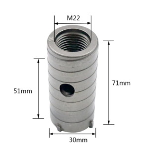30-120mm SDS plus Drill Bit Coated Concrete Coring Drilling Core Drill Bits Walls Air Conditioning Openings Hole Saw Core Cutter Metal Brick For Brick Hole Saw Tooth