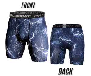 (EVA ONLINE) Camouflage Sports Shorts for Men Elastic Compression Training Tights Gym Fitness Marathon Running Basketball Football Quick-Dry