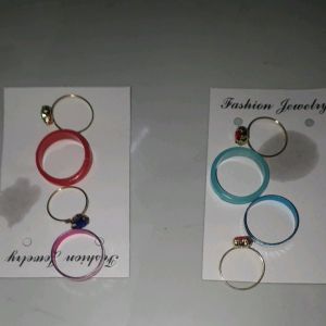 Đồ chơi 8 chiếc nhẫn mini bằng kim loại và nhựa dành cho bé tiểu học rất đẹp