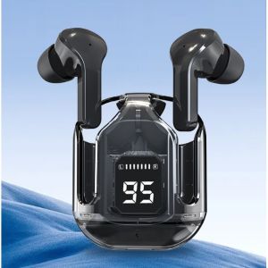 Tai Nghe Bluetooth Không Dây KY9 Ultrapods Pro Max v5.3 Chạm Cảm Ứng Vỏ Trong Suốt Âm Thanh Hifi Có Mic Đàm Thoại Nghe Nhạc Hay Chống Ồn