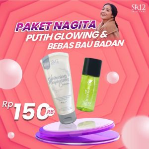SR12 Paket Nagita Slavina Putih Glowing & Bebas Bau Badan BPOM