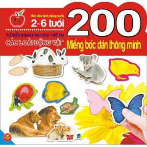 Sách 200 Miếng Bóc Dán - Các Loài Động Vật