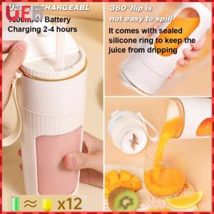 340ml Portable Juicer Electric Juicer Cup Rechargeable Mini Electric Juicer 1200mAh Juice Extractor for Smoothies Shakes