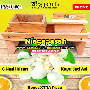 Alat Iris Keripik Singkong Kentang Talas Serbaguna - 1 Alat 6 Irisan