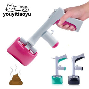 YOUYITIAOYU 2-in-1 Portable Pet Poop Waste Picker Dog Cat Poop Scooper Pet Waste Collector for Walking The Dog
