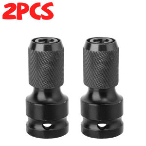 Dozoey หัวแปลง6ชิ้น1/2นิ้วไดรฟ์สี่เหลี่ยมเป็น1/4นิ้วอะแดปเตอร์ปลั๊กตัวเมียหกเหลี่ยมสำหรับสว่านกระแทกอากาศและประแจผลกระทบไฟฟ้า