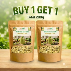 [60% OFF] OATMEAL AVOCADO MORINGA CHIA High Fiber Breakfast