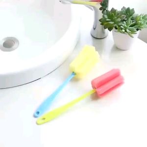 Spons Sikat Gelas Tongkat Pembersih Botol Bayi Spon Cleaner Glass Dot Susu Sponge Serbaguna