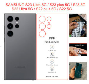 Miếng Dán dẻo PPF mặt lưng trong suốt SAMSUNG S23 Ultra 5G / S23 plus 5G / S23 5G / S22 Ultra 5G / S22 plus 5G / S22 5G