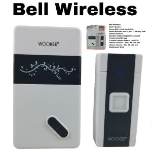 Bel Pintu Wireless 1 Remote Bell Listrik AC Door Bell