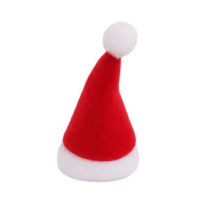 🎄🎅50PCS Christmas Decoration Products Xmas Bottles Holder Mini Santa Hats Wine Bottle Covers Lollipops Candy Caps Merry Christmas