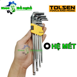 Bộ lục giác bi dài TOLSEN 20054-Khóa lục giác 9 chi tiết - KIOT ĐỒ NGHỀ