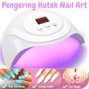 COD Kirim Cepat SUN Pengering Kutek Kuku Nail Art Lampu UV LCD USB 72W 24 LED S3