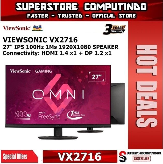 Monitor LED VIEWSONIC VX2716 27