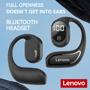 ♥Giới Hạn Miễn phí vận chuyển♥Lenovo bluetooth không dây duy nhất tai nghe Tai nghe bluetooth cài tai mới 5.3 Tai nghe kèm Micro duy nhất không có trong tai tai nghe earbud