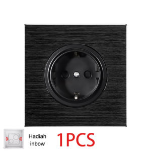 Saklar Dinding Doppol Kontak LED Tahan Air dengan Panel Aluminium untuk Rumah dan Hotel - Hadiah Inbow