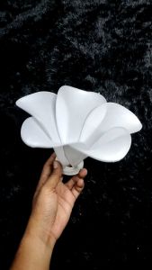 kelopak bunga/kap bunga lampu motif cantik ukuran 22cm x 13cm