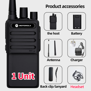 Motorola Walkie Talkie 15KM Long Range GP3588 /Waterproof IP67 /16 Channel 80W UHF 400-470MHz Two-Way Radio