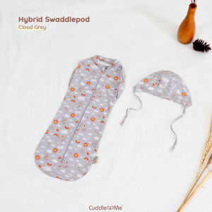 Cuddleme Hybrid SwaddlePod HSP Bedong Instant Cuddle Me