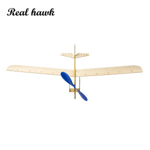 STEM Rubber Band Powered Airplane Kit DIY Wooden Glider Toy for Kids Physics Learning 1920s Vintage Model Building Project