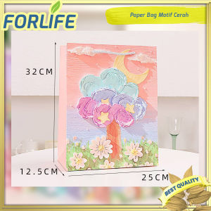 FORLIFE Paper Bag Goodie Bag/ Tote Bag Gift Box Souvenir Anniversary/ Kotak Hadiah Kertas Motif Cerah