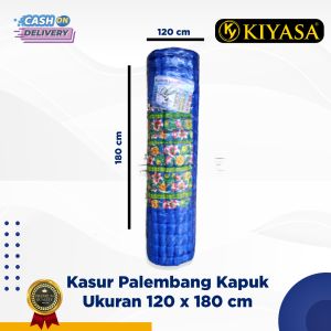 Kasur Palembang isi Full Kapuk / Kasur Palmban Kapuk Asli / Kasur Palembang Kapuk Uk 120 x 180 cm / Kasur Lantai lipat isi Kapuk
