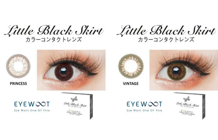 Little black skirt shop contact lens review