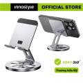 Giá đỡ Innostyle xoay 360* FlexView Aluminum chính hãng, dành cho điện thoại, gấp gọn tiện lợi. 