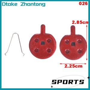 Dtake 1pair Mountain Bike Cycling Copper Fiber Metal Disc Brake Pads Bike Accessories