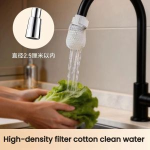 200PCS Disposable Faucet Filter Cotton Interception of Scale and Sediment Tap Water and Spring Water Filtration