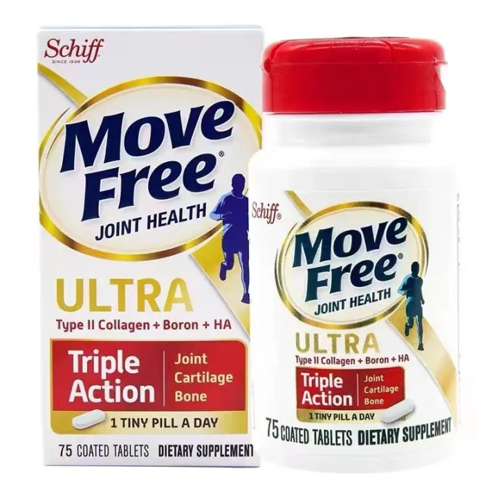 Move Free Super Triple Function Joint Health White Bottle Chondroitin ...