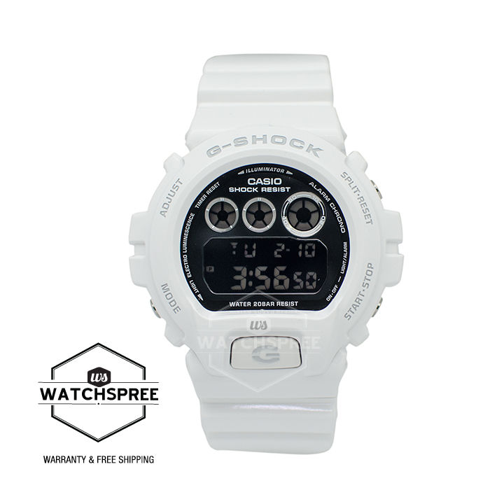 Watchspree Casio G Shock Standard Digital White Resin Watch DW6900NB 7D DW 6900NB 7D Lazada Singapore