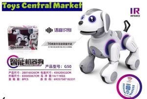 Mainan ROBOT anjing pintar mainan interaktif AI kecerdasan buatan Inteligent Remote Control Smart BIG ROBOT PET DOG sensor inframerah sentuh bergerak bernyanyi bercerita berdoa mainan interaktif anjing robot pintar Modern exclusive luxury gift toys
