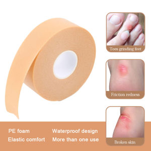 Janememory 4.5M Waterproof Rubber Plaster Protective Tape Self-adhesive Elastic Anti-wear Heel Sticker Foot Pad