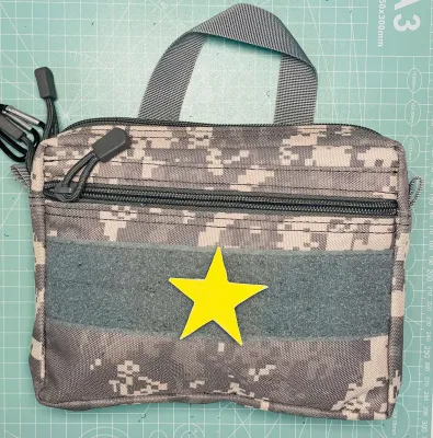 Patch Velcro dán in hình Cờ Việt Nam - Chibi ( Hình in công nghệ Decal không Viền Gân ) - Poseidon.est2019
