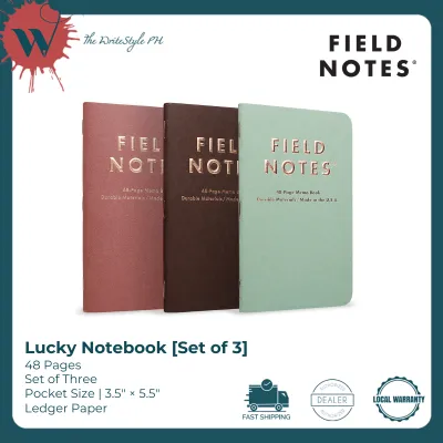 Field Notes Lucky Notebook [Set of 3]