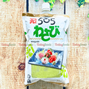 Mù Tạt Nhật Wasabi Đông Lạnh Kaneku 505 – Gói 750g | Vị Cay Nồng Chuẩn Sushi Nhật