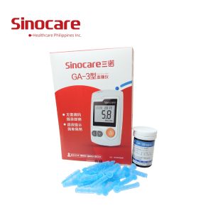 (SPECIAL PROMO)   Sinocare GA 3 Blood Glucose Meter with 25pcs Strips and Lancets
