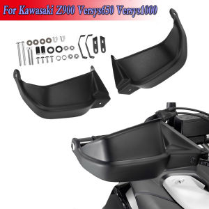 Black Motorcycle Handguards Hand Protectors For Kawasaki Z900 Versys 650 Versys 1000 Handguard 2023 2022 2021 2020 2019 2018 2017 2016 2015 2014 2013 2012 2011 2010