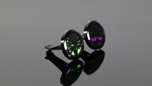 2PCS Car Diffuser Black Stainless Steel Locket with Vent Clip 12 Felt Pads