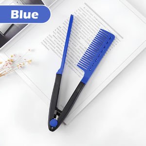 หวีรองผม หวีรองผมรูปตัววี หวียืดผม แปรงยืดผมทรงวี หวีหนีบยกโคนผมสไตล์เกาหลี รูปตัว V Curl ให้ผมดูมีวอลลุ่ม