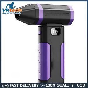Mini Turbo Fan 6000mAh Violent Fan Screen Display for Home Computer Keyboard Car