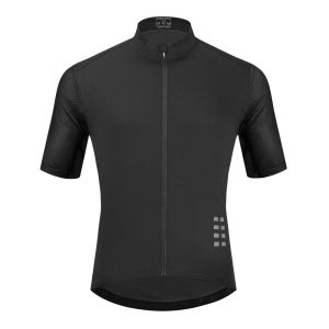 WOSAWE Nam Đi Xe Đạp Jersey Mùa Hè Thoáng Khí Nhanh Khô Tay Ngắn Xe Đạp Thể Thao Áo Sơ Mi