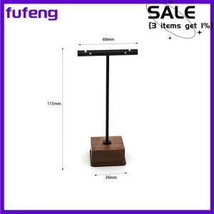 fufeng Đồ trang sức hiển thị đứng Vòng cổ bông tai đồ trang sức đồng gỗ trang sức hiển thị đạo cụ chụp trang sức gian hàng hiển thị miếng